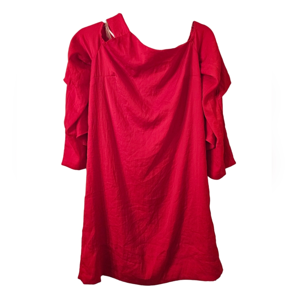 Rachel Roy One Shoulder Ruffle Dress Size 2 #359